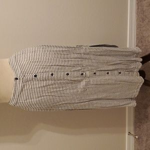Merona Button Skirt XL